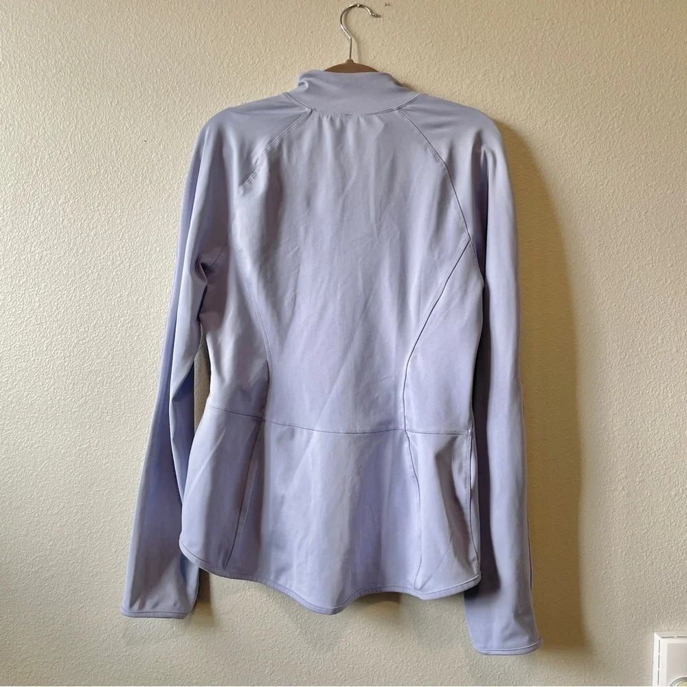 Yogalicious | Women’s Athletic Zip-Up Jacket | Lavender/Periwinkle - Picture 2 of 7
